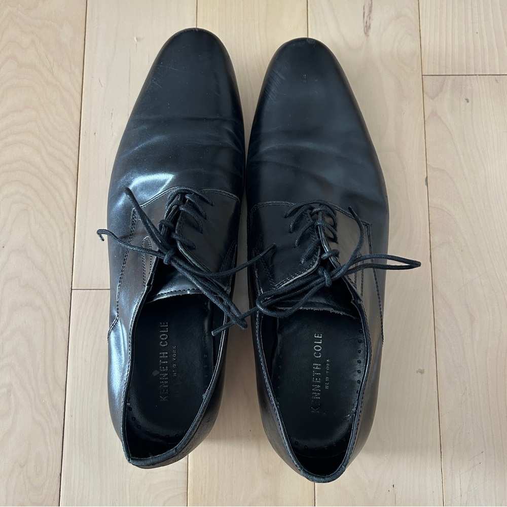 Kenneth Cole New York Men’s Black Dress Shoes - Picture 3 of 4